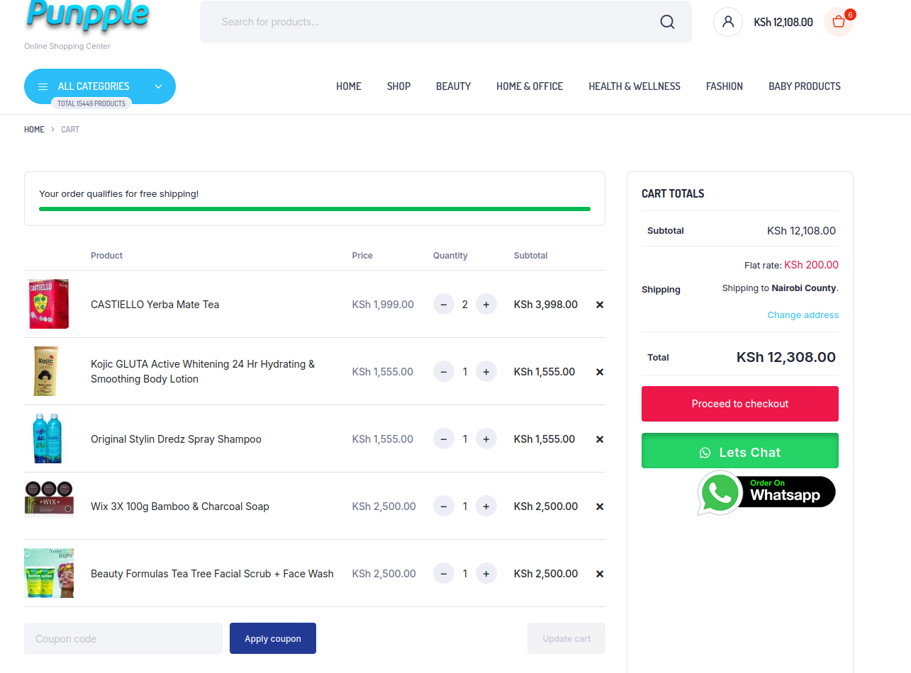 WordPress E-Commerce – Consumer Products